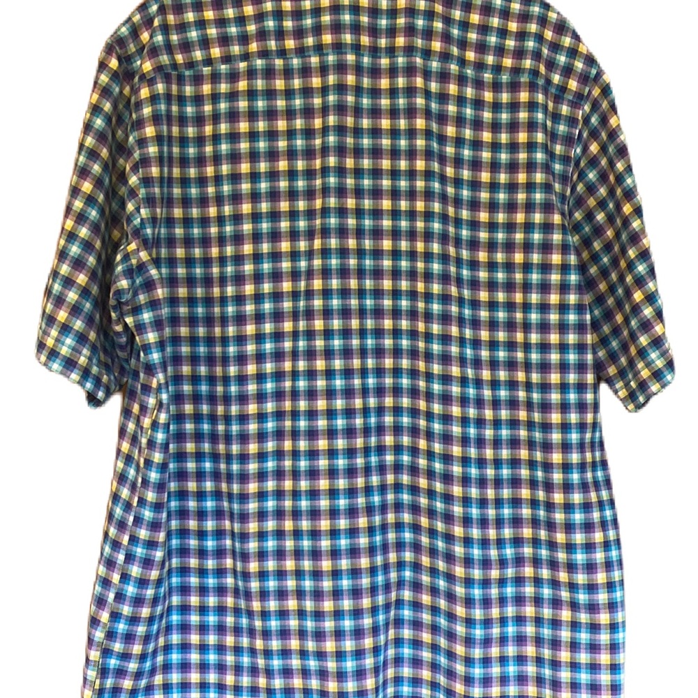 Bugatchi Short Sleeve Button Up Size Xl - image 2